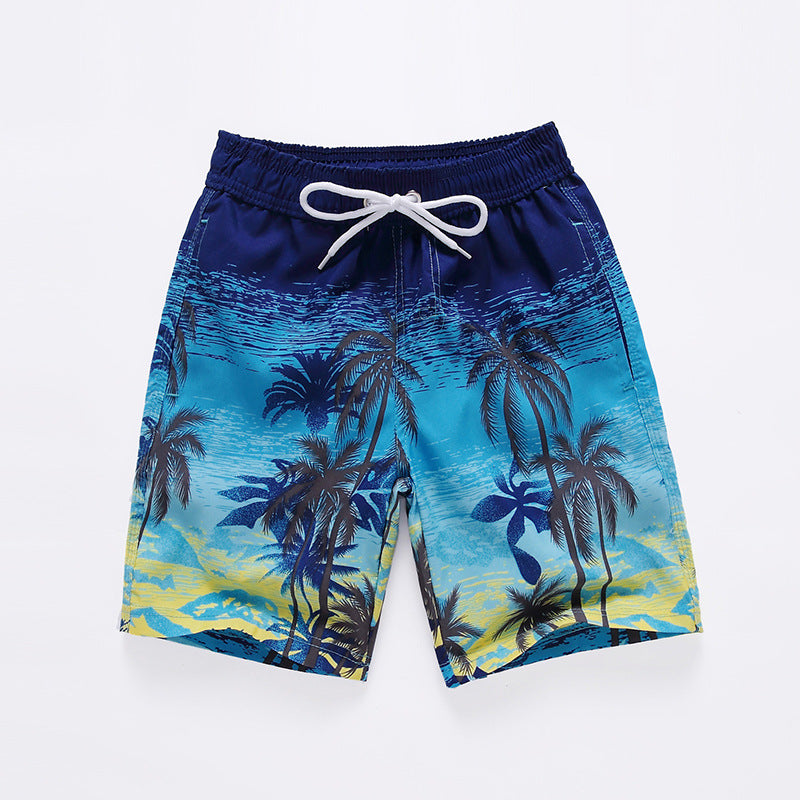1147 Toddler Summer Boys Swimming Trunks Fashion palm