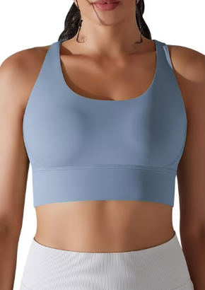1078 Double-sided Brocade Cross-back Bra