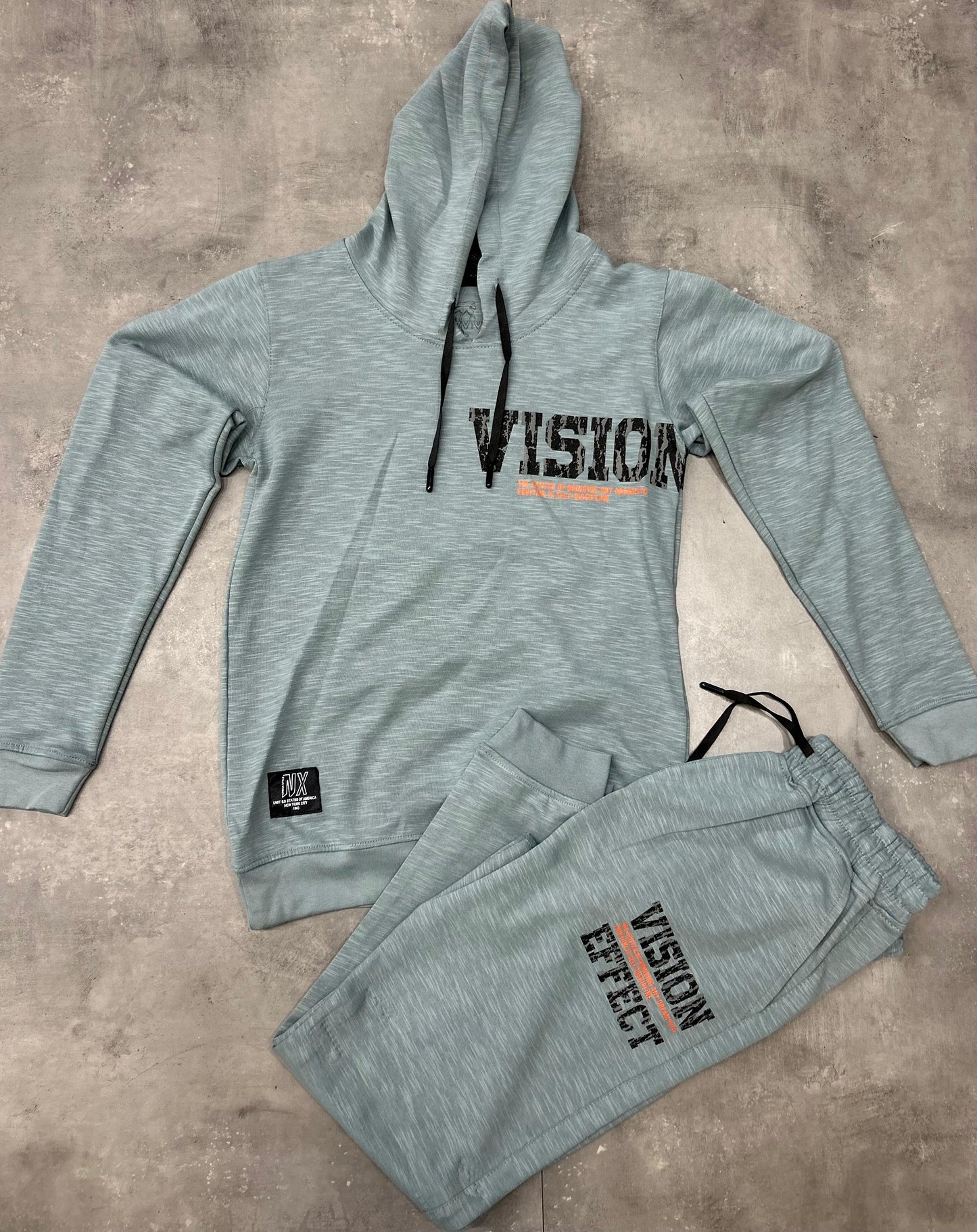 42195 VISION HOODED BOYS SET 11-14Y