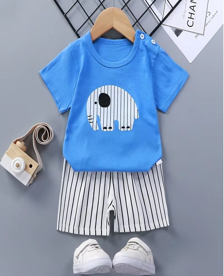 5189 Cotton kids set T-shirt & short