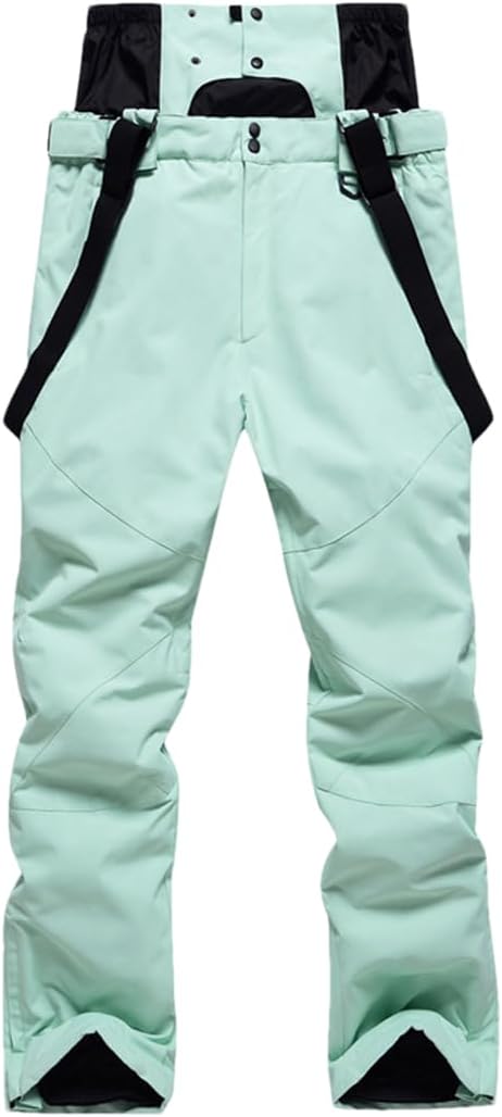 Unisex Suspenders Ski Pants Warm Snow Trousers Winter Ski Snowboard Pants Waist 5005