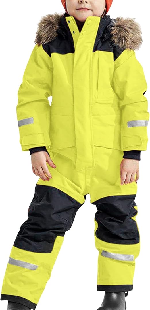 6003 KIDS SNOWSUIT UNISEX WATERPROOF HOODED JACKET