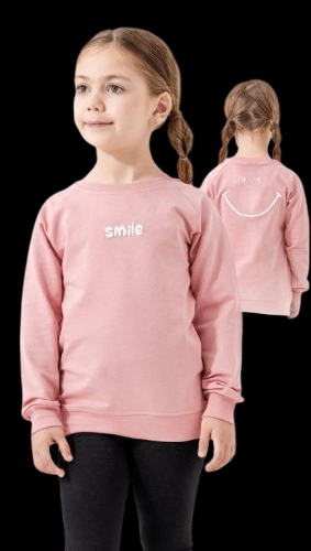 6109 SMILE GIRL SWEATSHIRT