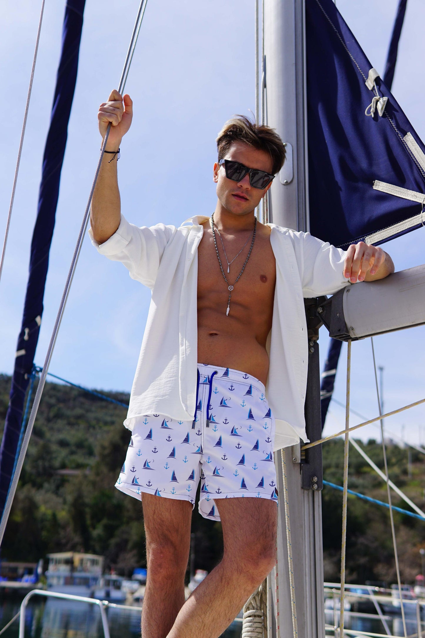 12030 SWIM SHORT BIG SIZE SAILOR DYNAMO MEN