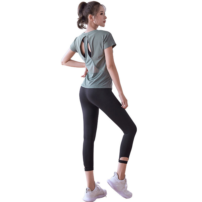 5128 Powertee Backless women's t-shirt