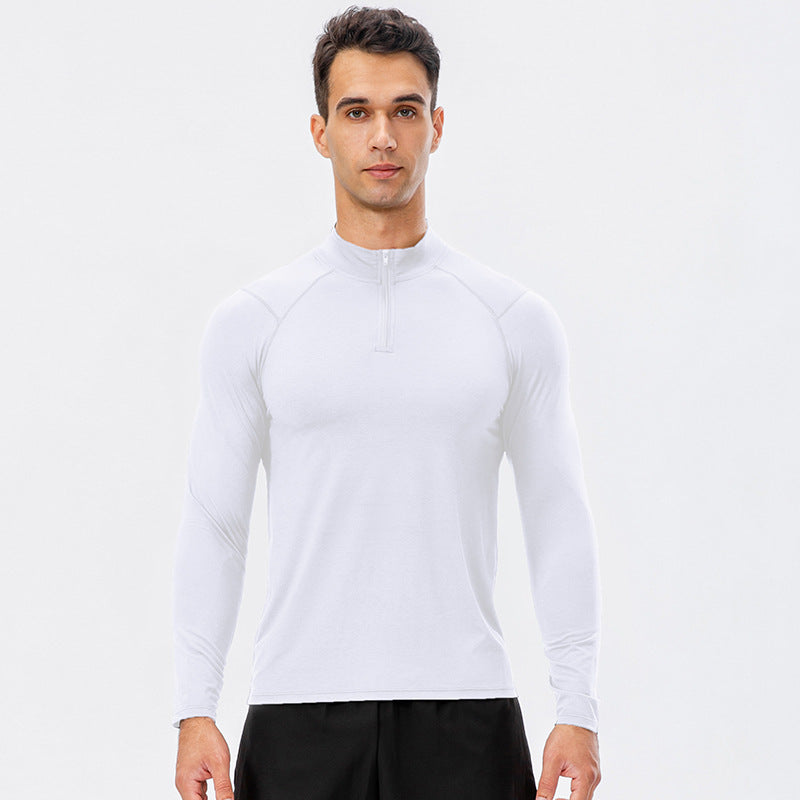 373 MEN’S ½ ZIP LONG SLEEVE RUNNING SHIRT