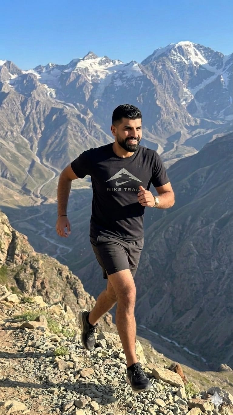 6102 Nike Trail Logo Men Running T-Shirt