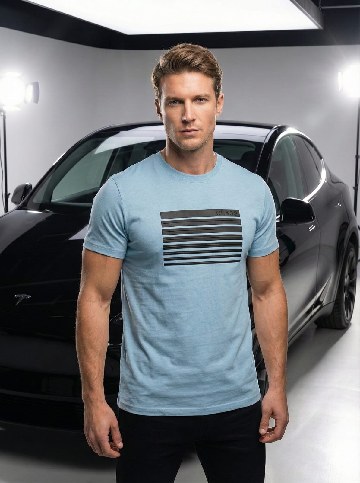 T-201 LINE MEN T-SHIRT BASIC