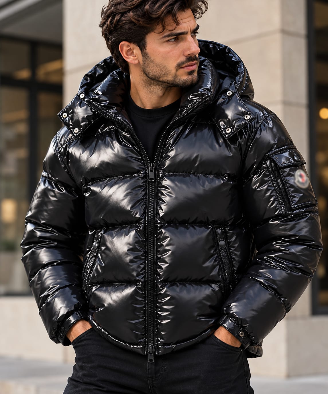 6005 Glossy Down jacket