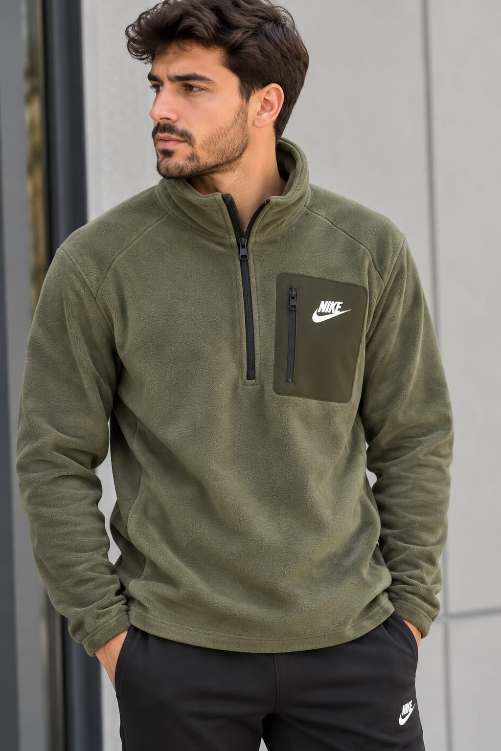 9701 Polar Nike Half zip men's top