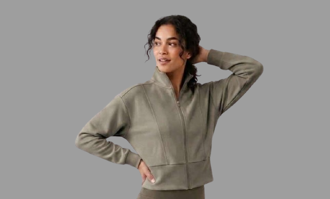 97317 FULL ZIP WMNS SWEATSHIRT COTTON