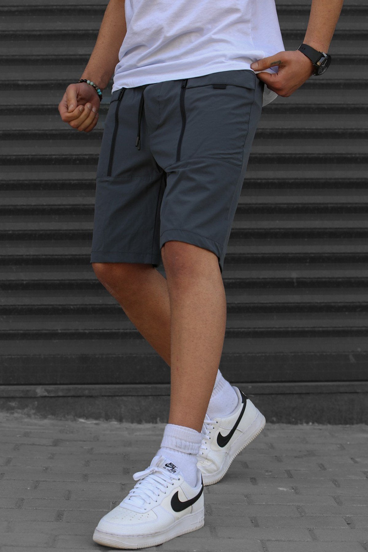 Men Basic Capri Shorts 5462