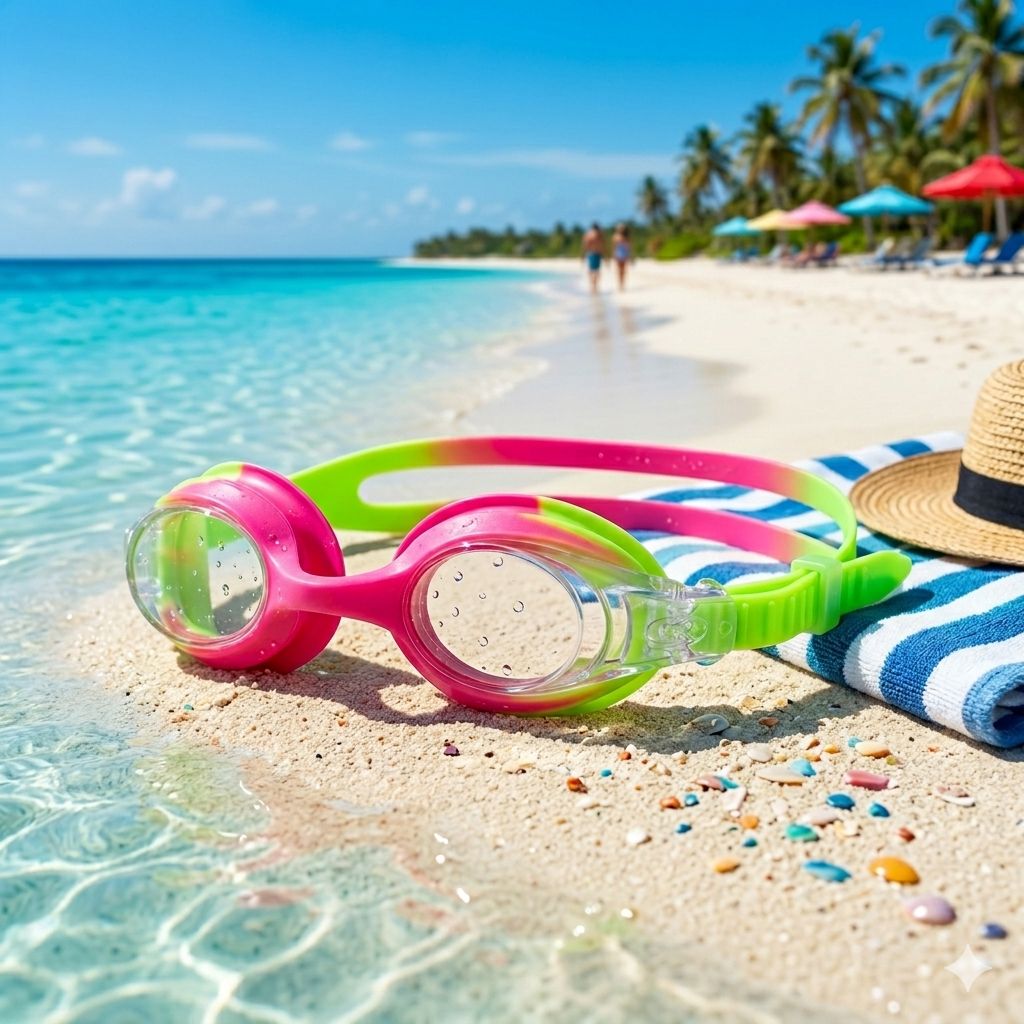 8006 Swimming Goggles round shape