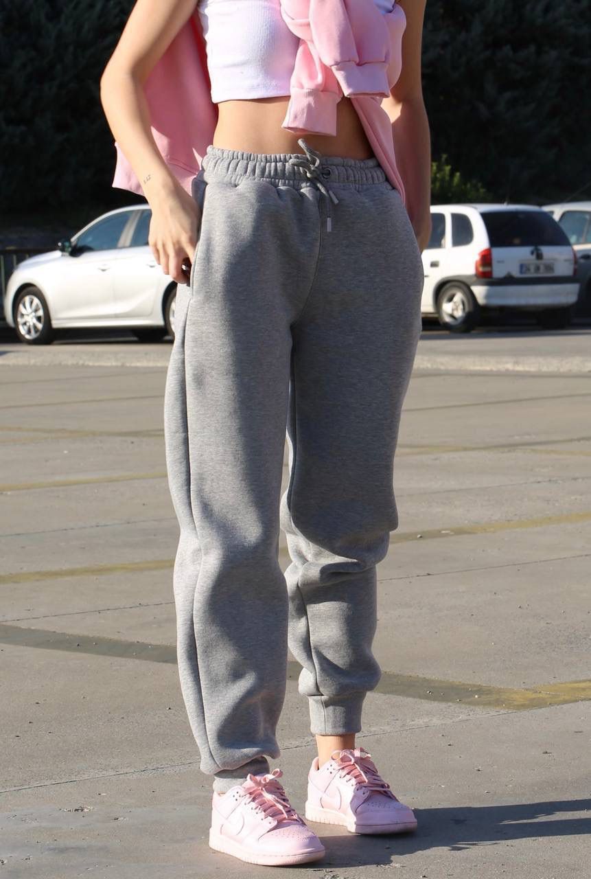 Women Oversize Raised Sweatpants 1568