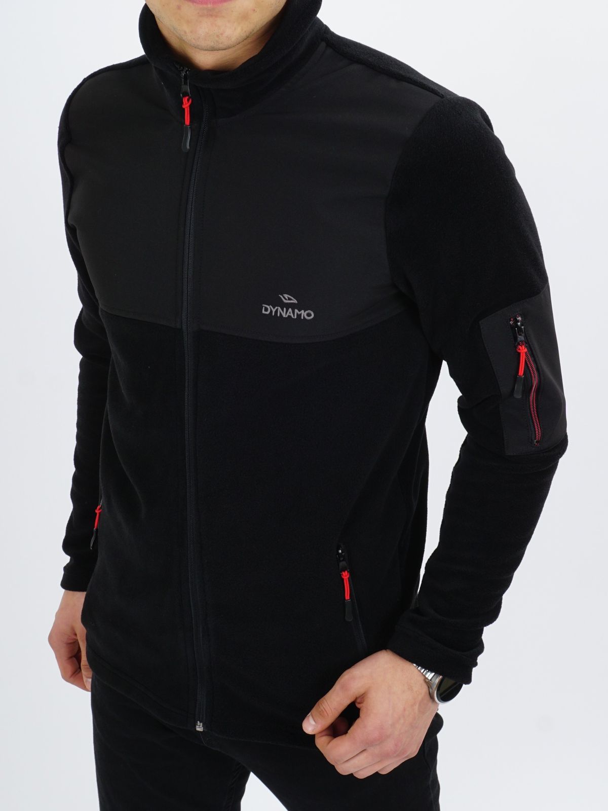 1-6545 POLAR FULL ZIPPER MENS TOP BIG SIZE