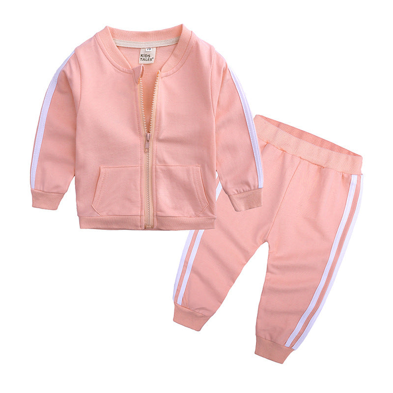 1305 GIRLS COTTON TRACKSUIT SWEATSHIRT + SWEATPANT