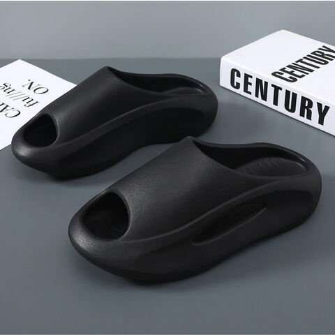 1061 Slippers For Men Thick Bottom Platform Slides Women Soft EVA Hollow Unisex Sports Sandals Casual Beach Shoes