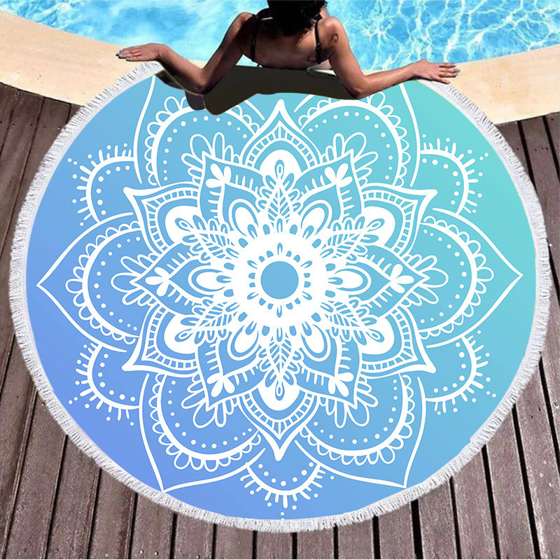 1091 ROUND BEACH TOWELS ADULT-QUICK FAST DRY