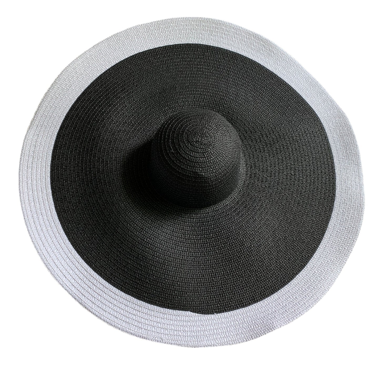 1109 STRAW SUN HAT WIDE BRIM BEACH HAT UV PROTECTION