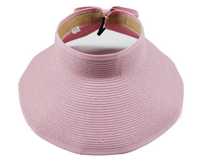 1110 Foldable Straw Sun Hat for Women Straw Sun Hat, 50+ Wide Brim Roll-up