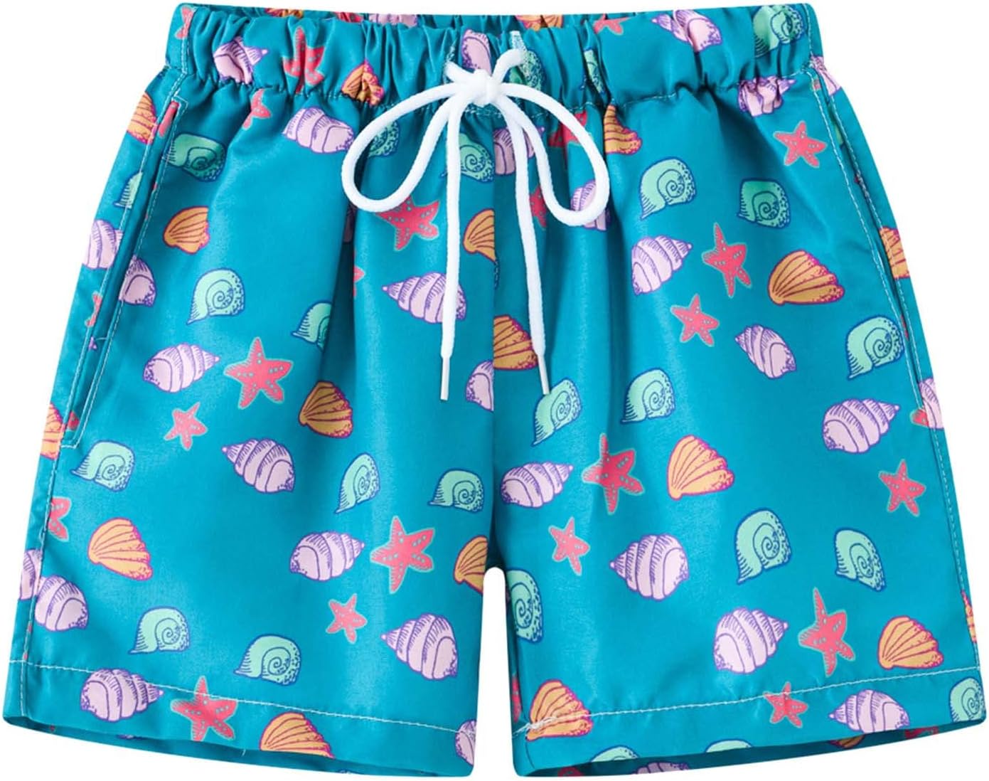 1143 Toddler Summer Boys Swimming Trunks Fashion Resort Style Printed Beach