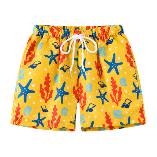 1145 Toddler Summer Boys Swimming Trunks Fashion beach strar Style Printed
