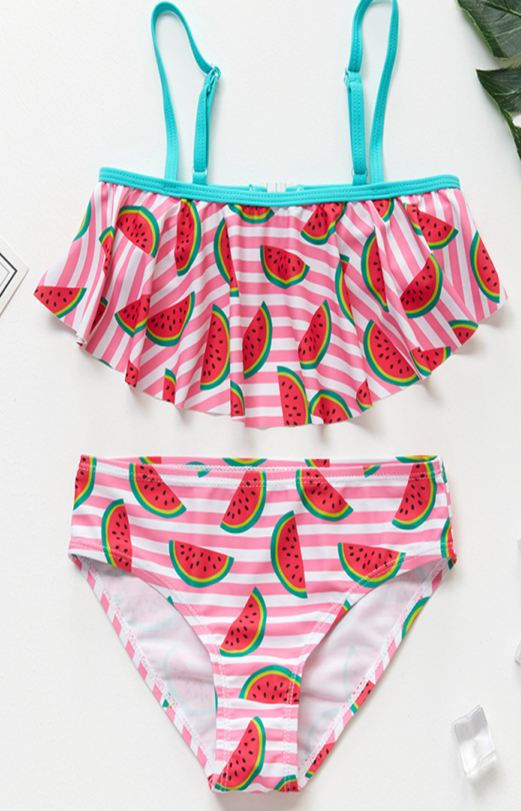 1151 Kids Swimwear Two Pieces Girls Swimsuit watermelon