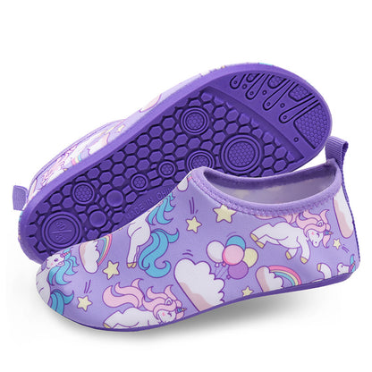 1156 Children Thin and Breathable Swimming aqua Shoes