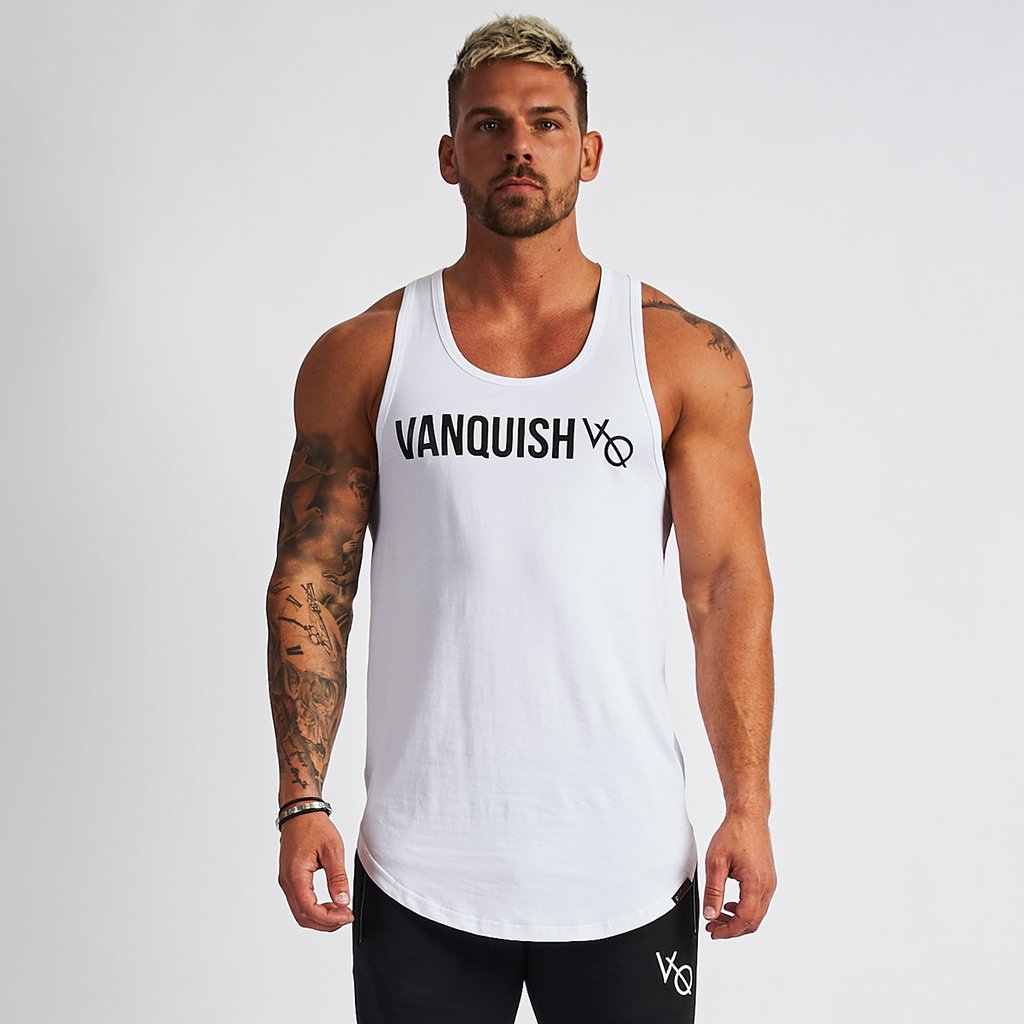 1017 Men's Gym Tank Top - Casual Bodybuilding Fitness Top Clothing Vest Muscle Sleeveless Vests Fashion Workout Sports Shirt