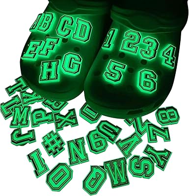 1324 Glow Charms number & letter