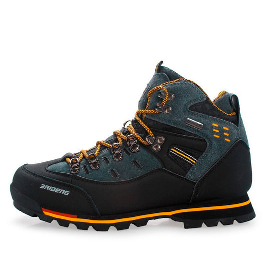 1336 Men Hiking Shoes Waterproof Leather mid ankle