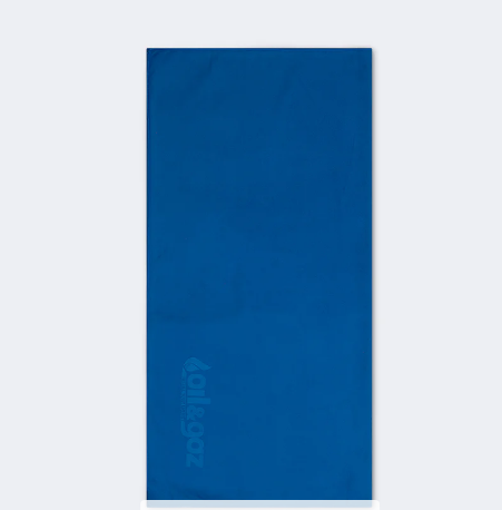 In208916 Oil And Gaz Rubber Bag Unisex Lifestyle Microfiber Towel Blue