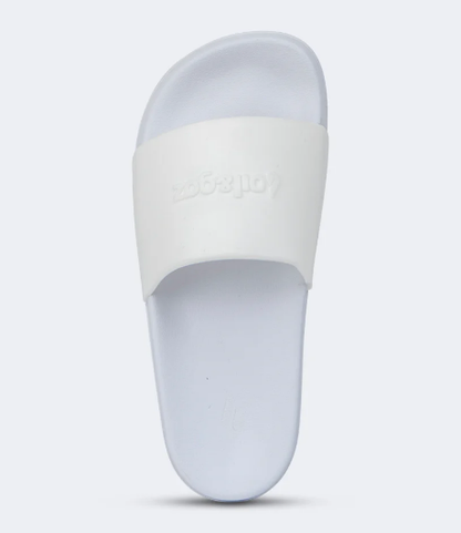 In220843 Oil And Gaz Comfy Unisex Beach Slide White