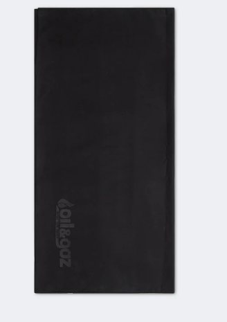 In208918 Oil And Gaz Rubber Bag Unisex Lifestyle Microfiber Towel Black