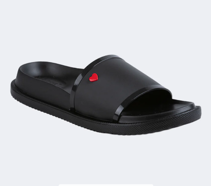 In238868 Oil&Gaz Comfortable Women Lifestyle Slide Black