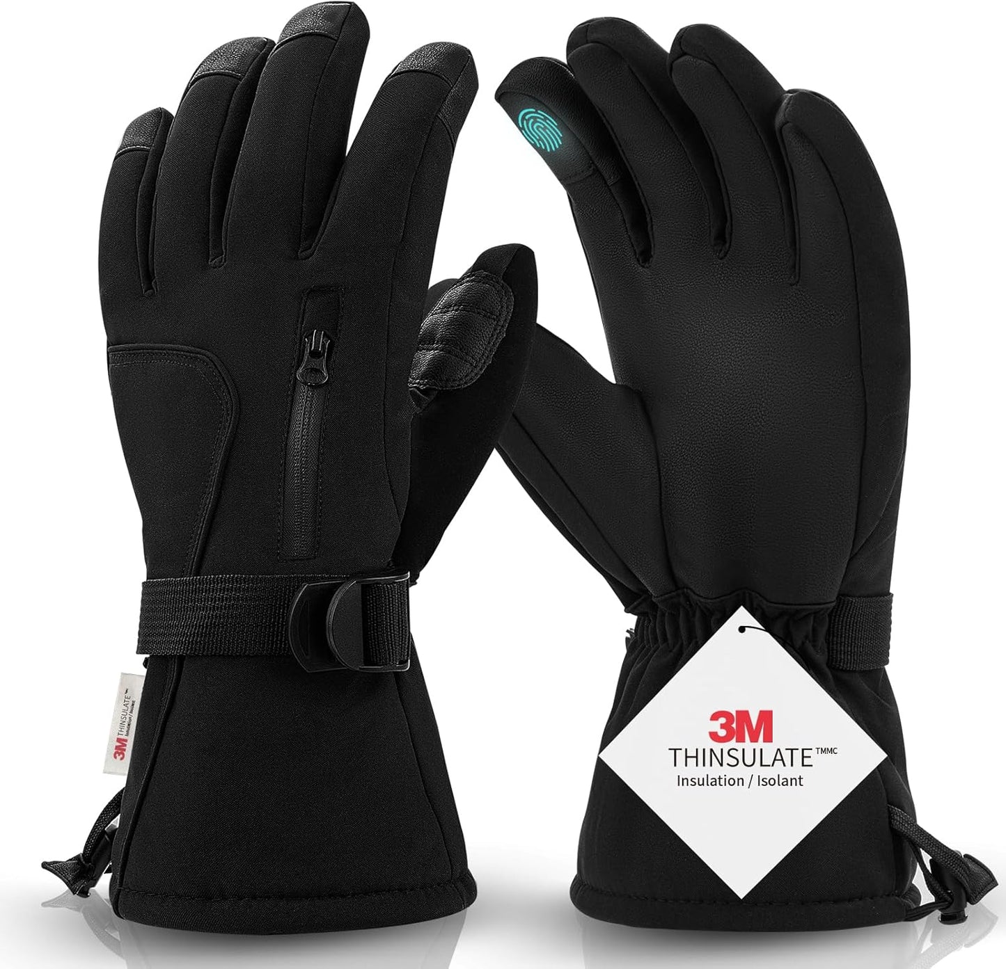 4040 WATERPROOF GLOVES ZIP POCKET