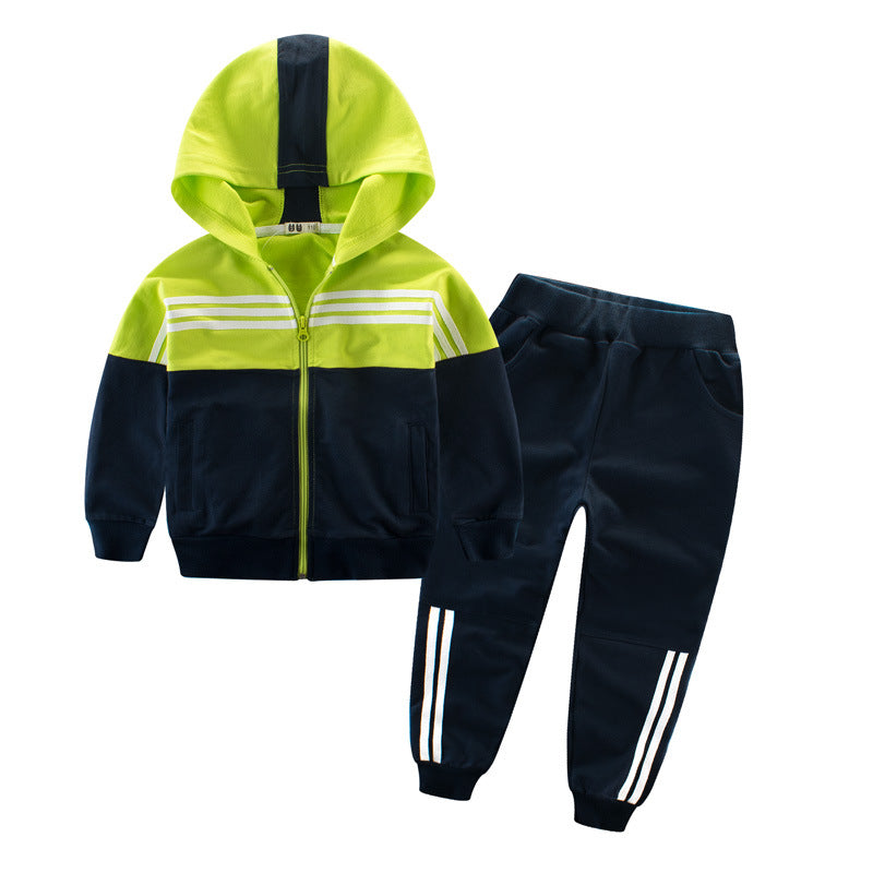 1304 Boy's hooded Tracksuit Long Sleeve