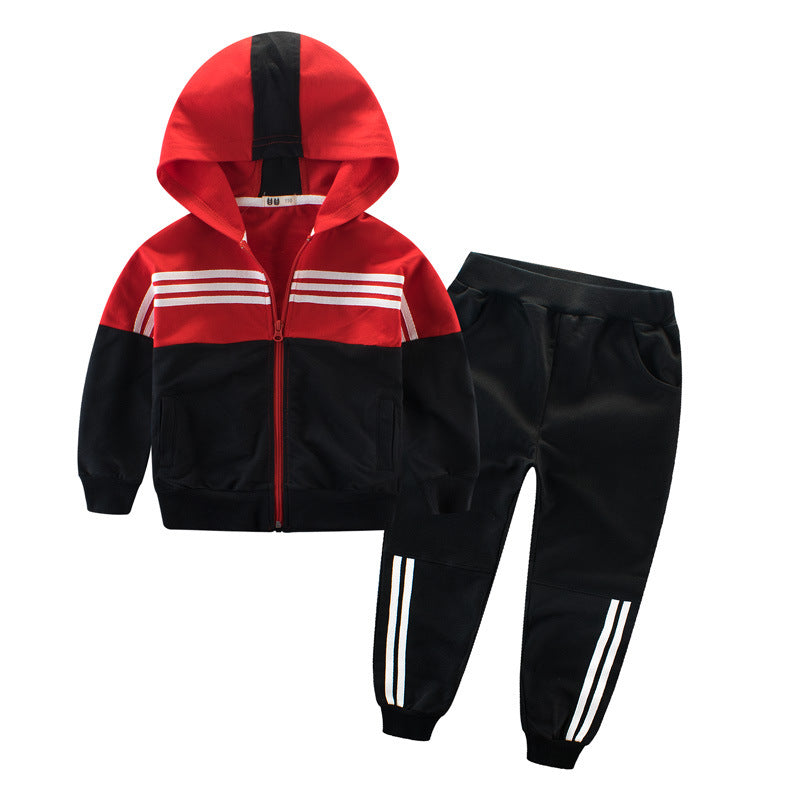 1304 Boy's hooded Tracksuit Long Sleeve