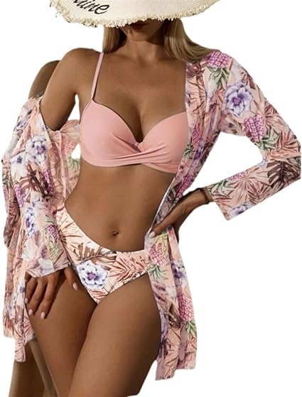 5102 Floral Twist Bikini Women's Set