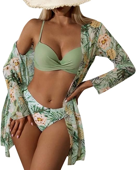 5102 Floral Twist Bikini Women's Set