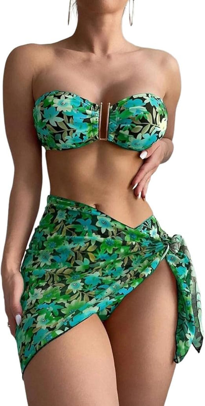 5108 CORAL BLOOM BIKINI WOMENS SET