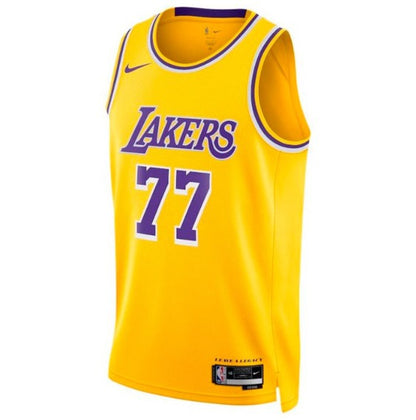5132 Los Angeles Lakers Nike Icon Edition Swingman Jersey - Gold - Luka Dončić - Unisex