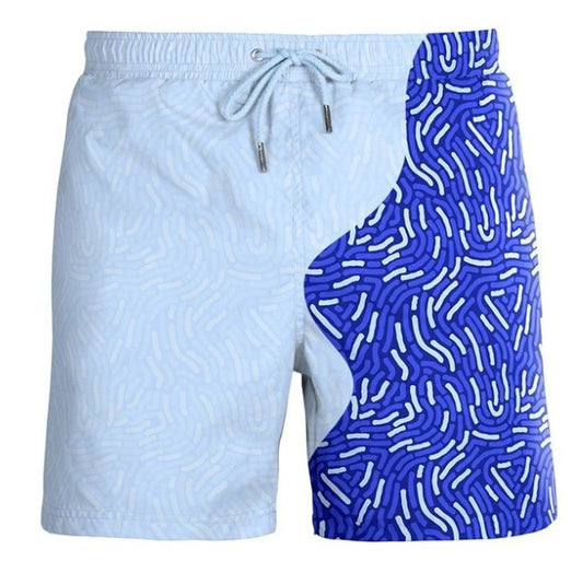 5134 Changing color Men's swim short quick dry