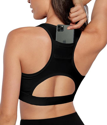 5143 Phone Holder Back Pocket women's bra