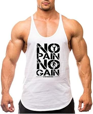 5147 No pain no gain men's tank top