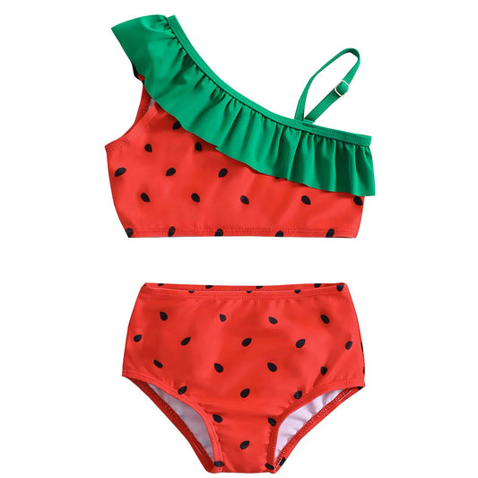 5171 FRUITS DESIGN GIRLS SWIMWEAR 2 PICS
