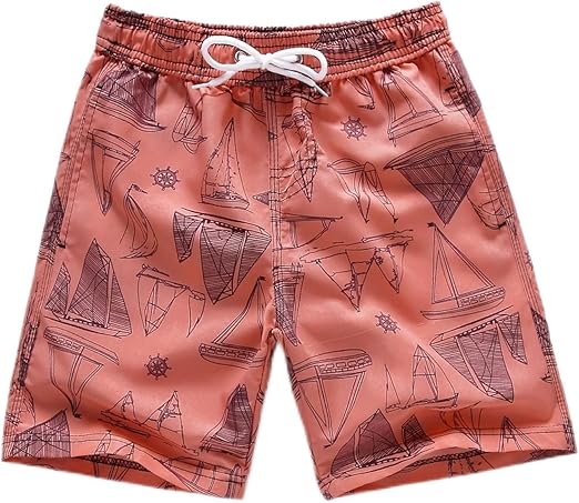 5175 Boat boys Print Swim short