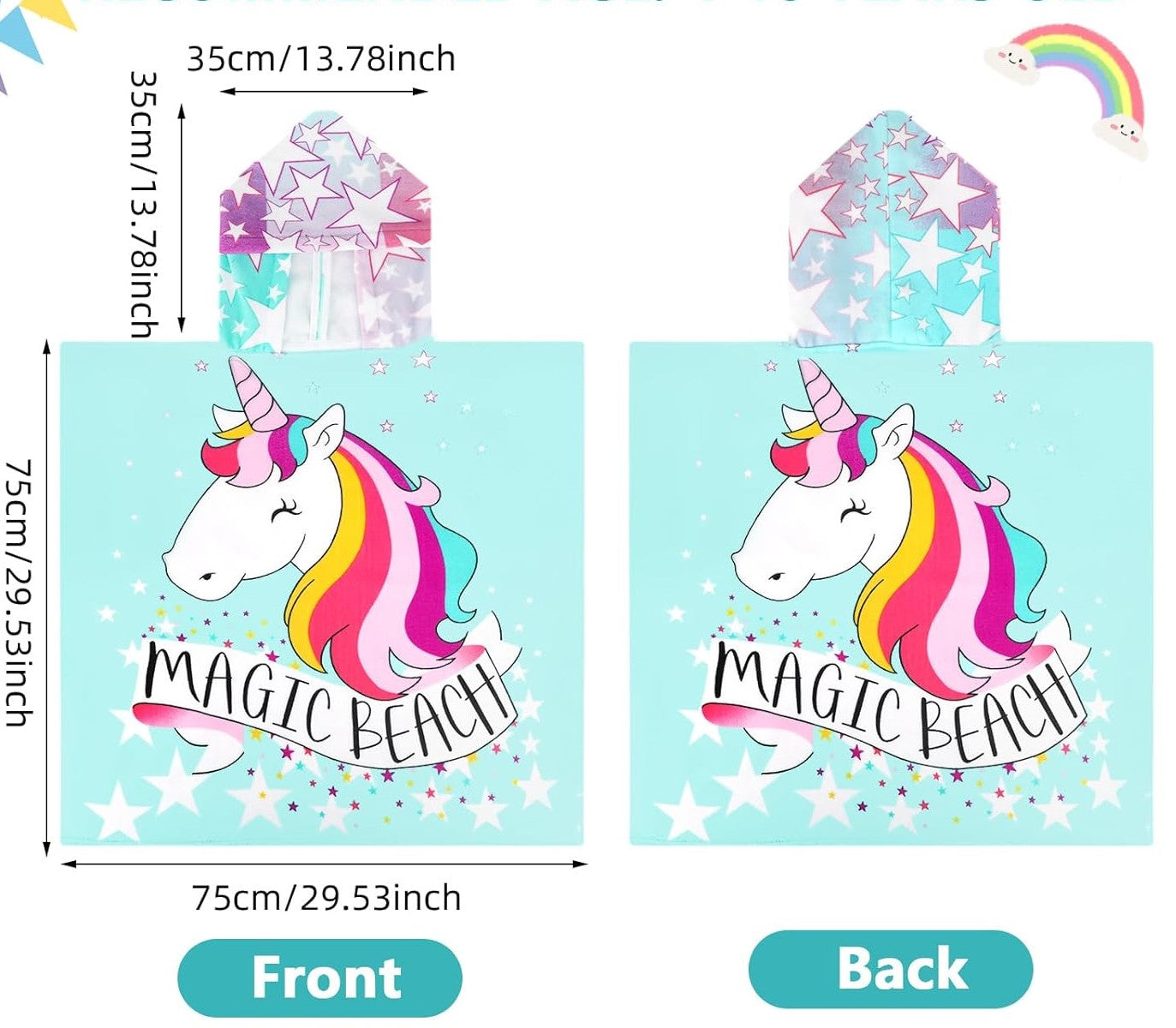 5177 Soft & Absorbent Kids Hooded Towel