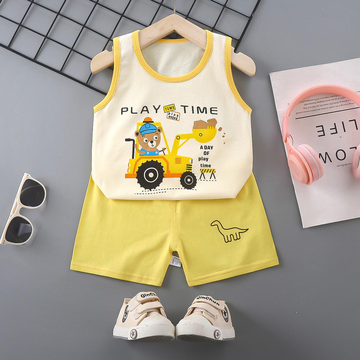 5187 Tank Top Kids Cotton Set