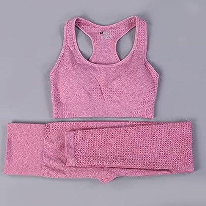 1006 Women Set Two Piece Workout Set Yoga, Gym Clothes Vital Seamless Gym Set Women Active Wear Yoga Suits Gym Wear Fitness Clothing